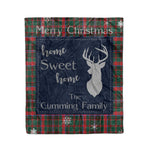 Scotstee Shop Tartan Plaid Christmas Fleece Blankets Clan Cumming Hunting Modern Plaid Blanket, tartan blanket, tartan blanket fleece, plaid blanket, plaid fleece blanket, clan tartan blanket, clan blanket, christmas blanket