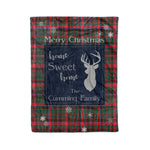 Scotstee Shop Tartan Plaid Christmas Fleece Blankets Clan Cumming Hunting Modern Plaid Blanket, tartan blanket, tartan blanket fleece, plaid blanket, plaid fleece blanket, clan tartan blanket, clan blanket, christmas blanket