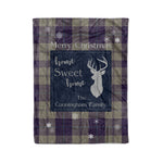 Scotstee Shop Tartan Plaid Christmas Fleece Blankets Clan Cunningham Dress Blue Dancers Plaid Blanket, tartan blanket, tartan blanket fleece, plaid blanket, plaid fleece blanket, clan tartan blanket, clan blanket, christmas blanket