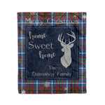 Scotstee Shop Tartan Plaid Christmas Fleece Blankets Clan Dalmahoy Plaid Blanket, tartan blanket, tartan blanket fleece, plaid blanket, plaid fleece blanket, clan tartan blanket, clan blanket, christmas blanket