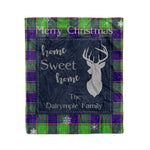 Scotstee Shop Tartan Plaid Christmas Fleece Blankets Clan Dalrymple Plaid Blanket, tartan blanket, tartan blanket fleece, plaid blanket, plaid fleece blanket, clan tartan blanket, clan blanket, christmas blanket