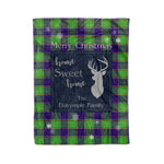 Scotstee Shop Tartan Plaid Christmas Fleece Blankets Clan Dalrymple Plaid Blanket, tartan blanket, tartan blanket fleece, plaid blanket, plaid fleece blanket, clan tartan blanket, clan blanket, christmas blanket