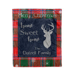 Scotstee Shop Tartan Plaid Christmas Fleece Blankets Clan Dalzell Plaid Blanket, tartan blanket, tartan blanket fleece, plaid blanket, plaid fleece blanket, clan tartan blanket, clan blanket, christmas blanket
