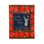 Scotstee Shop Tartan Plaid Christmas Fleece Blankets Clan Darroch Plaid Blanket, tartan blanket, tartan blanket fleece, plaid blanket, plaid fleece blanket, clan tartan blanket, clan blanket, christmas blanket