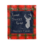 Scotstee Shop Tartan Plaid Christmas Fleece Blankets Clan Darroch Plaid Blanket, tartan blanket, tartan blanket fleece, plaid blanket, plaid fleece blanket, clan tartan blanket, clan blanket, christmas blanket