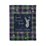 Scotstee Shop Tartan Plaid Christmas Fleece Blankets Clan Davidson of Tulloch Dress Plaid Blanket, tartan blanket, tartan blanket fleece, plaid blanket, plaid fleece blanket, clan tartan blanket, clan blanket, christmas blanket