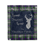 Scotstee Shop Tartan Plaid Christmas Fleece Blankets Clan Davidson of Tulloch Dress Plaid Blanket, tartan blanket, tartan blanket fleece, plaid blanket, plaid fleece blanket, clan tartan blanket, clan blanket, christmas blanket