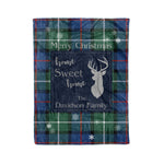Scotstee Shop Tartan Plaid Christmas Fleece Blankets Clan Davidson Of Tulloch Plaid Blanket, tartan blanket, tartan blanket fleece, plaid blanket, plaid fleece blanket, clan tartan blanket, clan blanket, christmas blanket