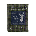 Scotstee Shop Tartan Plaid Christmas Fleece Blankets Clan Davidson Tulloch Dress Plaid Blanket, tartan blanket, tartan blanket fleece, plaid blanket, plaid fleece blanket, clan tartan blanket, clan blanket, christmas blanket