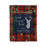 Scotstee Shop Tartan Plaid Christmas Fleece Blankets Clan Davis Plaid Blanket, tartan blanket, tartan blanket fleece, plaid blanket, plaid fleece blanket, clan tartan blanket, clan blanket, christmas blanket