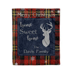 Scotstee Shop Tartan Plaid Christmas Fleece Blankets Clan Davis Plaid Blanket, tartan blanket, tartan blanket fleece, plaid blanket, plaid fleece blanket, clan tartan blanket, clan blanket, christmas blanket