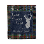 Scotstee Shop Tartan Plaid Christmas Fleece Blankets Clan Denniston Plaid Blanket, tartan blanket, tartan blanket fleece, plaid blanket, plaid fleece blanket, clan tartan blanket, clan blanket, christmas blanket
