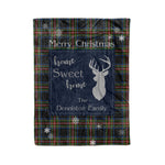Scotstee Shop Tartan Plaid Christmas Fleece Blankets Clan Denniston Plaid Blanket, tartan blanket, tartan blanket fleece, plaid blanket, plaid fleece blanket, clan tartan blanket, clan blanket, christmas blanket