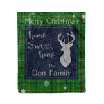 Scotstee Shop Tartan Plaid Christmas Fleece Blankets Clan Don Plaid Blanket, tartan blanket, tartan blanket fleece, plaid blanket, plaid fleece blanket, clan tartan blanket, clan blanket, christmas blanket