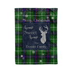 Scotstee Shop Tartan Plaid Christmas Fleece Blankets Clan Donald MacDonald Plaid Blanket, tartan blanket, tartan blanket fleece, plaid blanket, plaid fleece blanket, clan tartan blanket, clan blanket, christmas blanket
