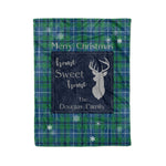 Scotstee Shop Tartan Plaid Christmas Fleece Blankets Clan Douglas Ancient Plaid Blanket, tartan blanket, tartan blanket fleece, plaid blanket, plaid fleece blanket, clan tartan blanket, clan blanket, christmas blanket