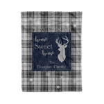 Scotstee Shop Tartan Plaid Christmas Fleece Blankets Clan Douglas Grey Modern Plaid Blanket, tartan blanket, tartan blanket fleece, plaid blanket, plaid fleece blanket, clan tartan blanket, clan blanket, christmas blanket