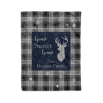 Scotstee Shop Tartan Plaid Christmas Fleece Blankets Clan Douglas Grey Plaid Blanket, tartan blanket, tartan blanket fleece, plaid blanket, plaid fleece blanket, clan tartan blanket, clan blanket, christmas blanket