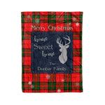 Scotstee Shop Tartan Plaid Christmas Fleece Blankets Clan Dunbar Modern Plaid Blanket, tartan blanket, tartan blanket fleece, plaid blanket, plaid fleece blanket, clan tartan blanket, clan blanket, christmas blanket