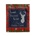Scotstee Shop Tartan Plaid Christmas Fleece Blankets Clan Dunbar Plaid Blanket, tartan blanket, tartan blanket fleece, plaid blanket, plaid fleece blanket, clan tartan blanket, clan blanket, christmas blanket