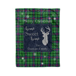 Scotstee Shop Tartan Plaid Christmas Fleece Blankets Clan Duncan Modern Plaid Blanket, tartan blanket, tartan blanket fleece, plaid blanket, plaid fleece blanket, clan tartan blanket, clan blanket, christmas blanket