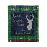 Scotstee Shop Tartan Plaid Christmas Fleece Blankets Clan Duncan Modern Plaid Blanket, tartan blanket, tartan blanket fleece, plaid blanket, plaid fleece blanket, clan tartan blanket, clan blanket, christmas blanket