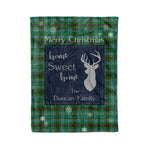 Scotstee Shop Tartan Plaid Christmas Fleece Blankets Clan Duncan of Sketraw Plaid Blanket, tartan blanket, tartan blanket fleece, plaid blanket, plaid fleece blanket, clan tartan blanket, clan blanket, christmas blanket