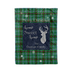 Scotstee Shop Tartan Plaid Christmas Fleece Blankets Clan Duncan of Sketraw Plaid Blanket, tartan blanket, tartan blanket fleece, plaid blanket, plaid fleece blanket, clan tartan blanket, clan blanket, christmas blanket