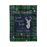 Scotstee Shop Tartan Plaid Christmas Fleece Blankets Clan Duncan Plaid Blanket, tartan blanket, tartan blanket fleece, plaid blanket, plaid fleece blanket, clan tartan blanket, clan blanket, christmas blanket
