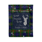 Scotstee Shop Tartan Plaid Christmas Fleece Blankets Clan Dundas Plaid Blanket, tartan blanket, tartan blanket fleece, plaid blanket, plaid fleece blanket, clan tartan blanket, clan blanket, christmas blanket