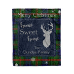 Scotstee Shop Tartan Plaid Christmas Fleece Blankets Clan Dundas Plaid Blanket, tartan blanket, tartan blanket fleece, plaid blanket, plaid fleece blanket, clan tartan blanket, clan blanket, christmas blanket