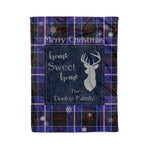 Scotstee Shop Tartan Plaid Christmas Fleece Blankets Clan Dunlop Modern Plaid Blanket, tartan blanket, tartan blanket fleece, plaid blanket, plaid fleece blanket, clan tartan blanket, clan blanket, christmas blanket