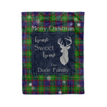 Scotstee Shop Tartan Plaid Christmas Fleece Blankets Clan Durie Plaid Blanket, tartan blanket, tartan blanket fleece, plaid blanket, plaid fleece blanket, clan tartan blanket, clan blanket, christmas blanket