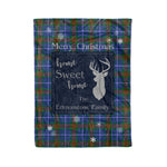 Scotstee Shop Tartan Plaid Christmas Fleece Blankets Clan Edmonstone Plaid Blanket, tartan blanket, tartan blanket fleece, plaid blanket, plaid fleece blanket, clan tartan blanket, clan blanket, christmas blanket