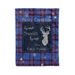 Scotstee Shop Tartan Plaid Christmas Fleece Blankets Clan Elliot Plaid Blanket, tartan blanket, tartan blanket fleece, plaid blanket, plaid fleece blanket, clan tartan blanket, clan blanket, christmas blanket