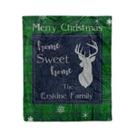 Scotstee Shop Tartan Plaid Christmas Fleece Blankets Clan Erskine Hunting Plaid Blanket, tartan blanket, tartan blanket fleece, plaid blanket, plaid fleece blanket, clan tartan blanket, clan blanket, christmas blanket