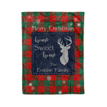 Scotstee Shop Tartan Plaid Christmas Fleece Blankets Clan Erskine Plaid Blanket, tartan blanket, tartan blanket fleece, plaid blanket, plaid fleece blanket, clan tartan blanket, clan blanket, christmas blanket
