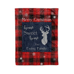 Scotstee Shop Tartan Plaid Christmas Fleece Blankets Clan Ewing Plaid Blanket, tartan blanket, tartan blanket fleece, plaid blanket, plaid fleece blanket, clan tartan blanket, clan blanket, christmas blanket