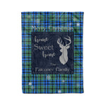 Scotstee Shop Tartan Plaid Christmas Fleece Blankets Clan Falconer Plaid Blanket, tartan blanket, tartan blanket fleece, plaid blanket, plaid fleece blanket, clan tartan blanket, clan blanket, christmas blanket