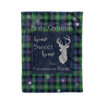 Scotstee Shop Tartan Plaid Christmas Fleece Blankets Clan Farquharson Ancient Plaid Blanket, tartan blanket, tartan blanket fleece, plaid blanket, plaid fleece blanket, clan tartan blanket, clan blanket, christmas blanket