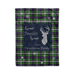 Scotstee Shop Tartan Plaid Christmas Fleece Blankets Clan Farquharson Plaid Blanket, tartan blanket, tartan blanket fleece, plaid blanket, plaid fleece blanket, clan tartan blanket, clan blanket, christmas blanket