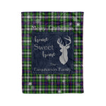 Scotstee Shop Tartan Plaid Christmas Fleece Blankets Clan Farquharson Plaid Blanket, tartan blanket, tartan blanket fleece, plaid blanket, plaid fleece blanket, clan tartan blanket, clan blanket, christmas blanket