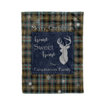 Scotstee Shop Tartan Plaid Christmas Fleece Blankets Clan Farquharson Weathered Plaid Blanket, tartan blanket, tartan blanket fleece, plaid blanket, plaid fleece blanket, clan tartan blanket, clan blanket, christmas blanket