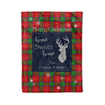 Scotstee Shop Tartan Plaid Christmas Fleece Blankets Clan Fenton Plaid Blanket, tartan blanket, tartan blanket fleece, plaid blanket, plaid fleece blanket, clan tartan blanket, clan blanket, christmas blanket