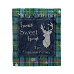 Scotstee Shop Tartan Plaid Christmas Fleece Blankets Clan Ferguson Ancient Plaid Blanket, tartan blanket, tartan blanket fleece, plaid blanket, plaid fleece blanket, clan tartan blanket, clan blanket, christmas blanket
