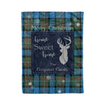 Scotstee Shop Tartan Plaid Christmas Fleece Blankets Clan Ferguson Ancient Plaid Blanket, tartan blanket, tartan blanket fleece, plaid blanket, plaid fleece blanket, clan tartan blanket, clan blanket, christmas blanket