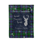 Scotstee Shop Tartan Plaid Christmas Fleece Blankets Clan Ferguson of Balquhidder Plaid Blanket, tartan blanket, tartan blanket fleece, plaid blanket, plaid fleece blanket, clan tartan blanket, clan blanket, christmas blanket
