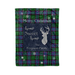 Scotstee Shop Tartan Plaid Christmas Fleece Blankets Clan Ferguson of Balquhidder Plaid Blanket, tartan blanket, tartan blanket fleece, plaid blanket, plaid fleece blanket, clan tartan blanket, clan blanket, christmas blanket
