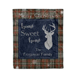 Scotstee Shop Tartan Plaid Christmas Fleece Blankets Clan Ferguson Weathered Plaid Blanket, tartan blanket, tartan blanket fleece, plaid blanket, plaid fleece blanket, clan tartan blanket, clan blanket, christmas blanket