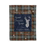 Scotstee Shop Tartan Plaid Christmas Fleece Blankets Clan Ferguson Weathered Plaid Blanket, tartan blanket, tartan blanket fleece, plaid blanket, plaid fleece blanket, clan tartan blanket, clan blanket, christmas blanket